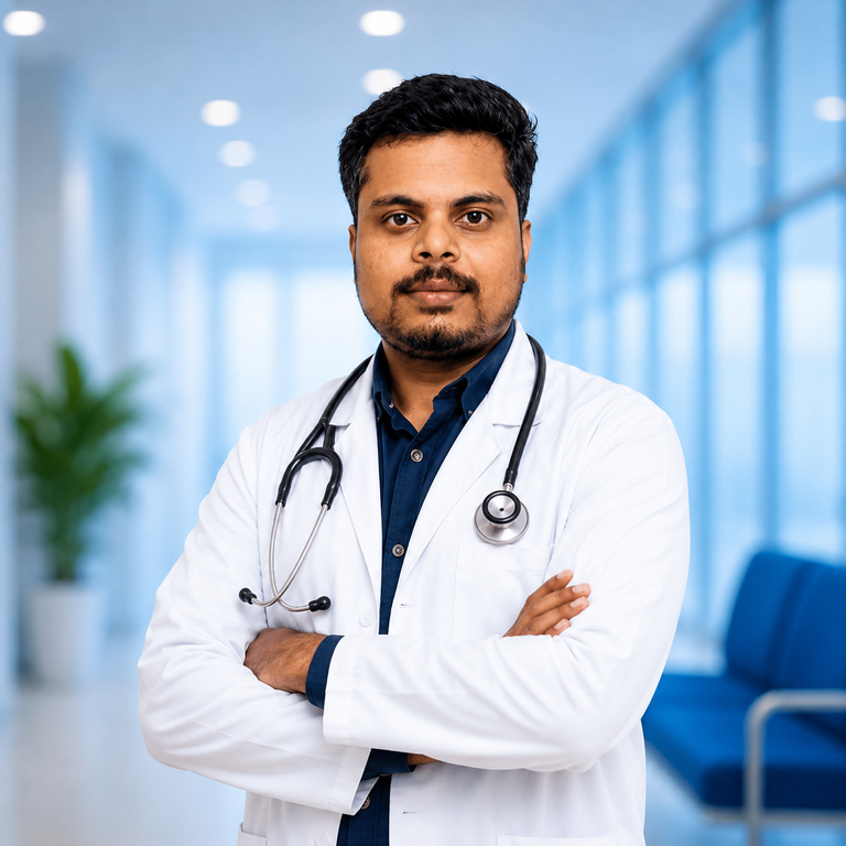 Portrait of Dr. P. Mani Kumar Reddy, General Surgery specialist at Wellness Hospitals
